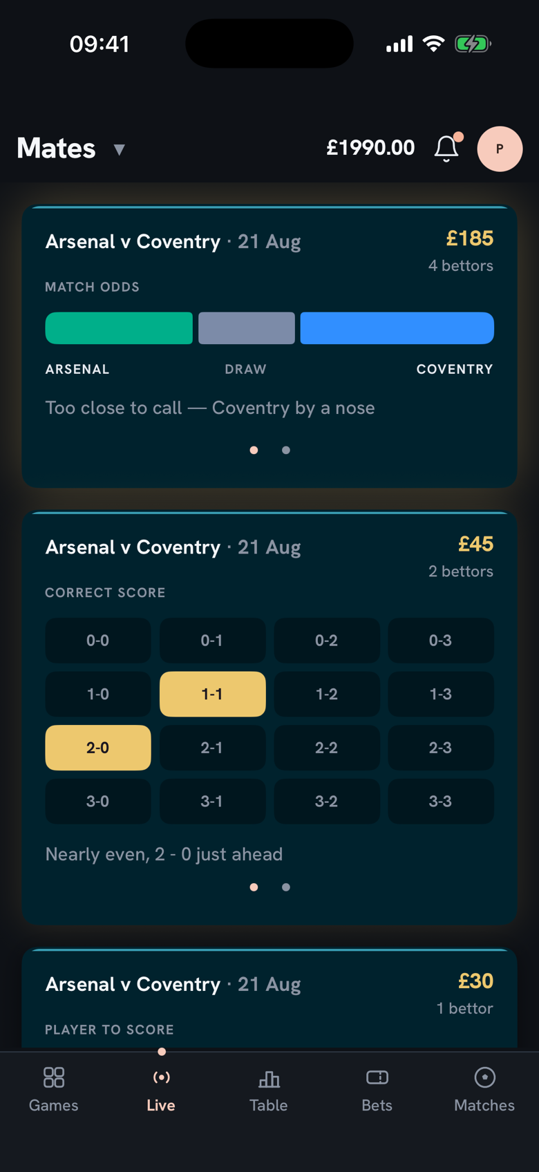 A Coventry backer surges the away side of the Match Odds tug of war
